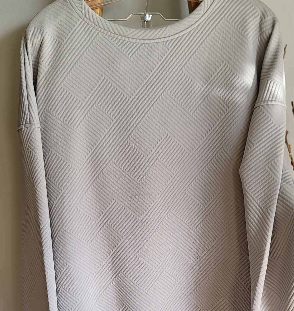 Women's Textured Gray 2 Pc Outfit